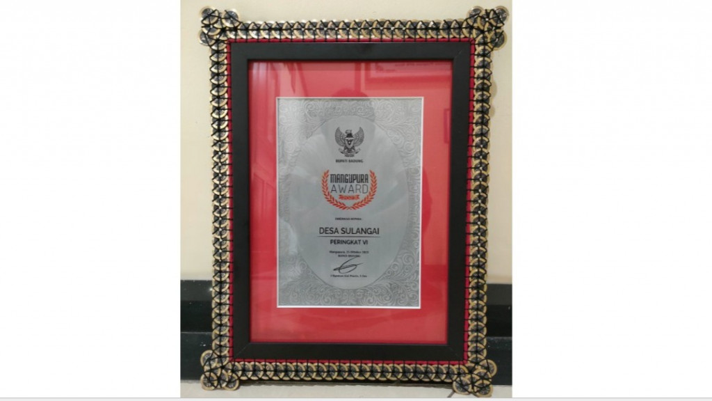 SULANGAI MEMPEROLEH PERINGKAT 6 BESAR MANGUPURA AWARD 2023